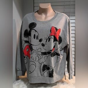 Disney Mickey Mouse Women’s 3X Lightweight Sweatshirt